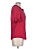 Odille Red Short Sleeve Blouse Size 10 - photo 4