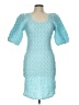 Samsoe Samsoe 100% Cotton Teal Cocktail Dress Size L - photo 1