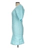 Samsoe Samsoe 100% Cotton Teal Cocktail Dress Size L - photo 5