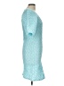 Samsoe Samsoe 100% Cotton Teal Cocktail Dress Size L - photo 4