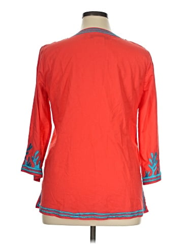 Gretchen Scott Designs 3/4 Sleeve Blouse (view 2)
