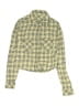 Unbranded Plaid Yellow Long Sleeve Button-Down Shirt Size S (kids) - photo 1