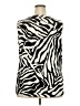 Lane Bryant Animal Print Ivory Sleeveless Blouse Size 18 - 20 Plus - photo 2