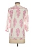 Oliphant 100% Cotton Pink 3/4 Sleeve Blouse Size XS - photo 2