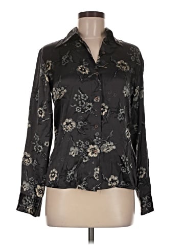Express Silk Long Sleeve Blouse (view 1)