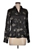 Express Silk Floral Black Long Sleeve Blouse Size M (estimated) - photo 1
