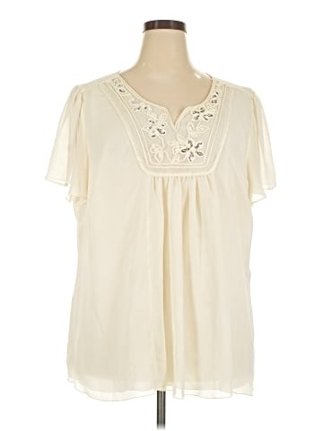 Lane Bryant Short Sleeve Blouse (view 1)