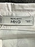 MNG White Long Sleeve Blouse Size 6 - photo 7