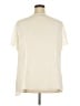 Lane Bryant 100% Polyester Ivory Short Sleeve Blouse Size 22 - 24 Plus - photo 2