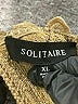 Solitaire 100% Polyester Gold Sleeveless Blouse Size XL - photo 7