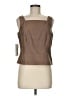 Carlisle 100% Silk Brown Sleeveless Top Size 8 - photo 1