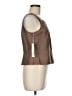 Carlisle 100% Silk Brown Sleeveless Top Size 8 - photo 4