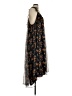 Zara Basic Floral Black Casual Dress Size S - photo 4