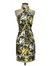 Cache Graphic Yellow Cocktail Dress Size S - photo 1