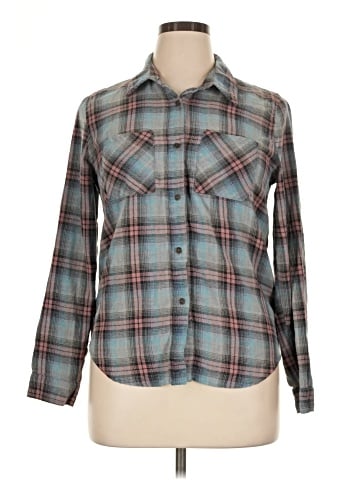 Full Tilt Long Sleeve Button-Down Shirt (view 1)