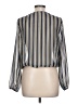 Love J 100% Polyester Blue Long Sleeve Blouse Size L - photo 2