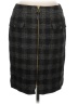 Carlisle 100% Wool Plaid Black Wool Skirt Size 8 - photo 1