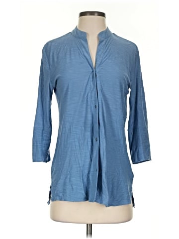 James Perse 3/4 Sleeve Button-Down Shirt (view 1)
