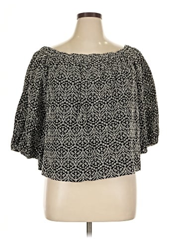 Express 3/4 Sleeve Blouse (view 1)