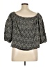 Express Black 3/4 Sleeve Blouse Size XL - photo 2