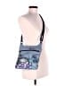 Anuschka 100% Leather Floral Graphic Animal Print Blue Leather Crossbody Bag One size - photo 2