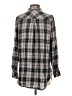 Boston Traders Plaid Gray Long Sleeve Button-Down Shirt Size S - photo 2