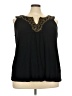 MICHAEL Michael Kors Black Sleeveless Blouse Size 2X - photo 1