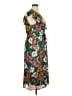 DR2 100% Polyester Tropical Green Casual Dress Size XL - photo 4