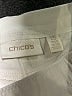 Chico's Solid Ivory Khaki Shorts Size M - photo 3