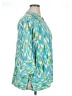 Ruby Rd. 100% Linen Teal 3/4 Sleeve Blouse Size 1X - photo 4