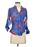 Kut from the Kloth 100% Polyester Blue 3/4 Sleeve Blouse Size S - photo 1