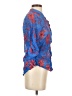 Kut from the Kloth 100% Polyester Blue 3/4 Sleeve Blouse Size S - photo 4