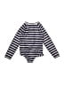 Baby Gap Stripes Gray One Piece Swimsuit Size 3 - photo 2