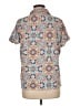 Vera Bradley Floral Blue Short Sleeve Blouse Size M - photo 2