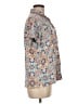 Vera Bradley Floral Blue Short Sleeve Blouse Size M - photo 4