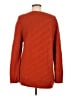 Equipment 100% Wool Chevron-herringbone Orange Wool Pullover Sweater Size M - photo 2