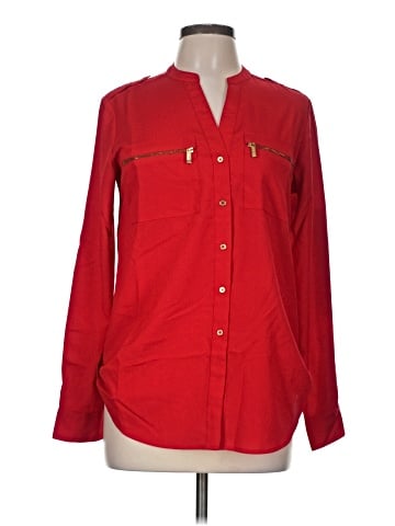Calvin Klein Long Sleeve Button-Down Shirt (view 1)