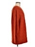 Equipment 100% Wool Chevron-herringbone Orange Wool Pullover Sweater Size M - photo 4