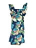 Unbranded Tropical Blue Dress Size 10 - photo 2