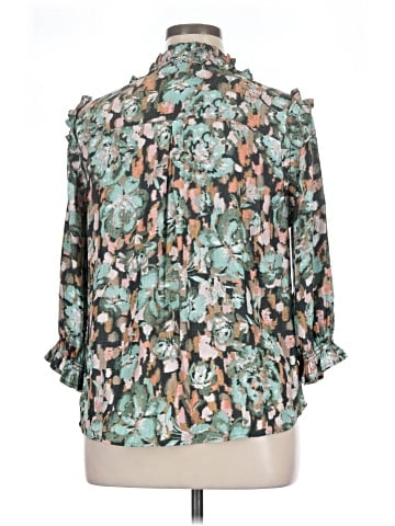 Democracy 3/4 Sleeve Blouse (view 2)