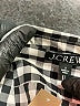 J.Crew 100% Cotton Checkered-gingham Black Long Sleeve Button-Down Shirt Size 2 - photo 7