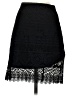 Bebe 100% Polyester Black Formal Skirt Size 4 - photo 1
