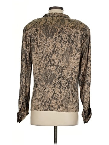 Carlisle Long Sleeve Silk Top (view 2)