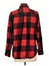 Old Navy 100% Cotton Plaid Red Long Sleeve Button-Down Shirt Size L - photo 2
