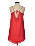 Topshop 100% Polyester Solid Red Casual Dress Size 4 - photo 2