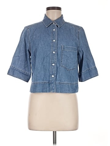 Veronica Beard 3/4 Sleeve Button-Down Shirt (view 1)