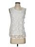 Solitaire Ivory Sleeveless Blouse Size S - photo 1