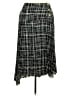 ASOS 100% Polyester Plaid Black Casual Skirt Size 8 - photo 1