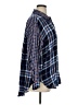 Gloria Vanderbilt Plaid Blue Long Sleeve Button-Down Shirt Size XL - photo 4