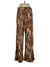 Sézane Print Gold Casual Pants Size 46 - photo 2